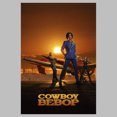 thumbnail image 2 of Women's Cowboy Bebop Sunset Poster  Graphic Tee Athletic Heather Medium, 2 of 4