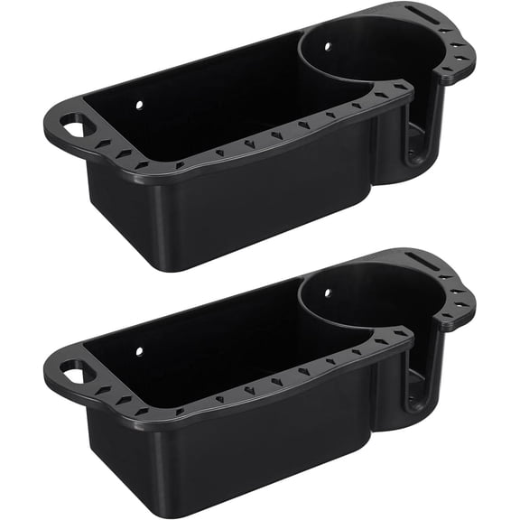 KEMIMOTO Boat Cup Holder Caddy Organizer, Marine Cup Holder Universal Fit for Bass Kayak Pontoon Jon