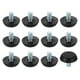 thumbnail image 1 of Paquete de 12 Niveladores de Pies de Muebles con Rosca de 1/4, Tornillo de Nivelación Ajustable de 23x12, Negro, 1 of 6