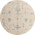 thumbnail image 1 of Ahgly Company Indoor Round Abstract Tan Brown Oriental Area Rugs, 6' Round, 1 of 6