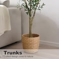 thumbnail image 5 of OLIVIVI Artificial Olive Tree 7FT Tall Faux Silk Plant for Home Office Decor Indoor Outdoor Fake Lifelike Potted Plant with Wood Branches 1 pack, 5 of 12