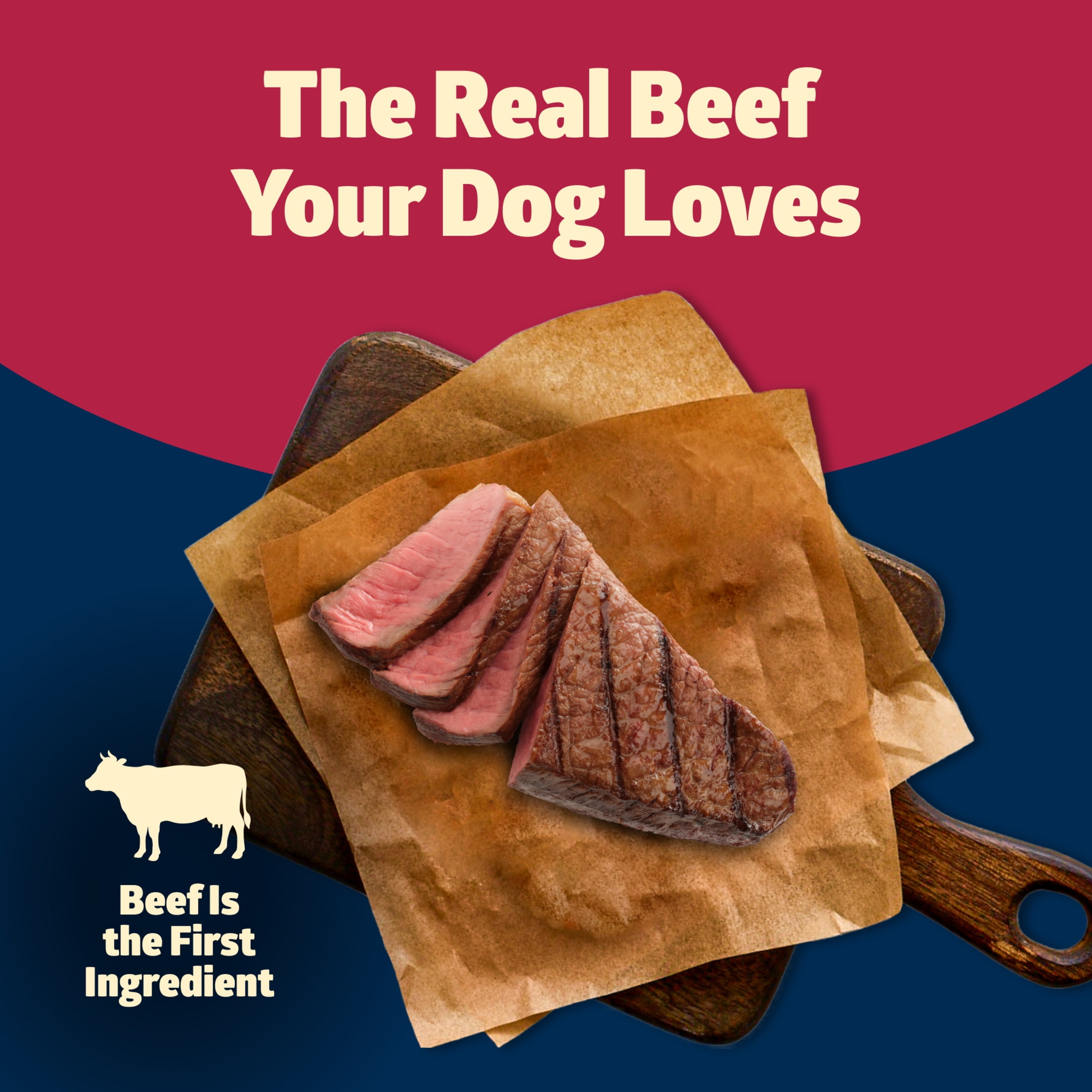 Blue Buffalo Freedom Grain-Free Natural Adult Dry Dog Food, Beef & Potatoes, 4-lb. Bag