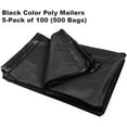 thumbnail image 3 of Black Mailers 14.5x19 Inch #6 Large Matte Black Color Mailing Packing Envelopes Bags, Self Seal Adhesive Waterproof and Tear Proof (Total 500 Bags), 3 of 6