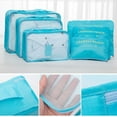 thumbnail image 4 of HINTRMENT 6Pcs Packing Cubes Set Travel Organizer Bag Waterproof Space Saving for Business Trip 14.6x10.6x4.7in, 4 of 8