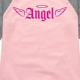 thumbnail image 3 of Instant Message - Y2K Angel With Wings - Toddler & Youth Girls Raglan Graphic T-Shirt, 3 of 6