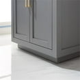 thumbnail image 5 of Ivy 30" Single Bathroom Vanity Set in Gray and Carrara White Marble Countertop without Mirror, 5 of 8