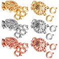 thumbnail image 2 of 6 Pcs Layered Necklace Spacer Clasps Three-Strand Multi Necklace Layering Clasps Separators Connectors for Bracelet Crafts, 2 of 9