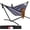 Abyss, variant on PETGLE Double Hammock with Steel Stand, Indoor Outdoor Brazilian-Style Cotton Bed w/Carrying Bag, 2-Person Capacity - Ocean