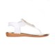 thumbnail image 2 of Sandalia Moda Verano Mujer Con Pedrería Blanco Tipo Piel blanco 24 Clasben 024D0A, 2 of 7