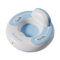 thumbnail image 1 of Neumático de nieve inflable, trineo de nieve inflable, juguete portátil para actividades al aire libre, resistente, ideal para deportes familiares y d Azul, 1 of 6
