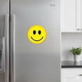 thumbnail image 2 of Smiley Face Magnet 5.75" Circle, Happy Face Magnets for Cars, UV Protected 30 Mil Thick Circle Car Magnets, Yellow Smiling Fridge Magnet, Face Magnet by Magnet America, 2 of 4