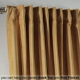 thumbnail image 4 of 3S Brother's Solid Luxury Matte Velvet Soft Curtains Set of 2 Panels Hanging Back Tap & Rod Pocket Home Décor Bedroom Kitchen Office Windows Room Darkering ( Marigold-Apricot-Honey-52"x120"), 4 of 6
