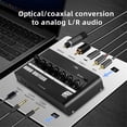 thumbnail image 2 of 48khz Dac, Supports Signal Conversion From Digital Optical Coaxial Audio To R C A 3.5mm Analog Audio Eu Plug, 2 of 5