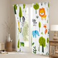 thumbnail image 3 of Castle Fairy Giraffe Zebra Fox Black Out Curtains,Wildlife Curtains Pack of 2 (42x63 Each), 3 of 6
