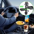 thumbnail image 2 of Plateau de Voiture Réglable à 360 Degrés avec Clip pour Boissons Collations, 2 of 5