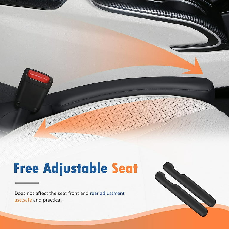 Autofit Car Seat Gap Filler, 2PCS Suede Seat Gap Filler Organizer, Car Seat  Gap Plug Strip Stop Things from Dropping Universal for Car, SUV, Truck and