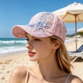 thumbnail image 6 of Women's Summer Baseball Cap – Adjustable, Breathable Mesh Back, Sun Protection,C, 6 of 6