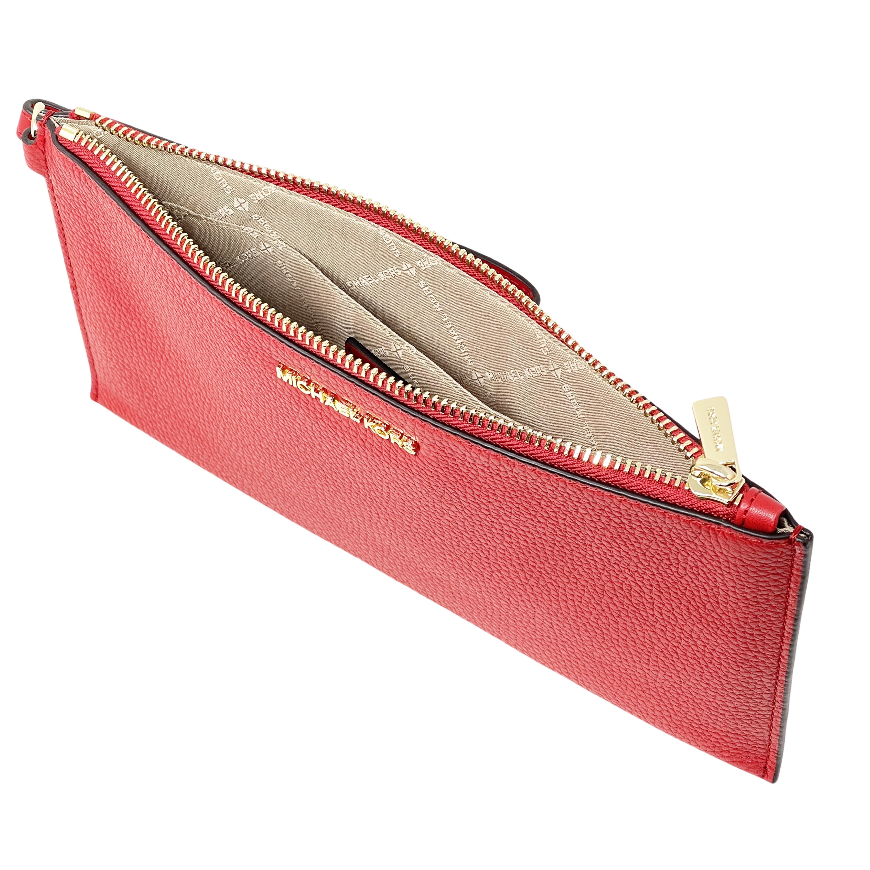 Michael kors zip pouch wristlet deals