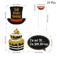 thumbnail image 6 of 50th Birthday Party Photo Booth Props, 21pcs Handheld Fifty Party Decoration, 50th Birthday Vase Filler, Selfie Props, 50th Birthday Photo Backdrop Prop, 6 of 6