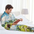 thumbnail image 5 of KLL Countryside Farm Cow Sleepwear Mens Flannel Pajamas,Long Cotton Pj Set, 5 of 7
