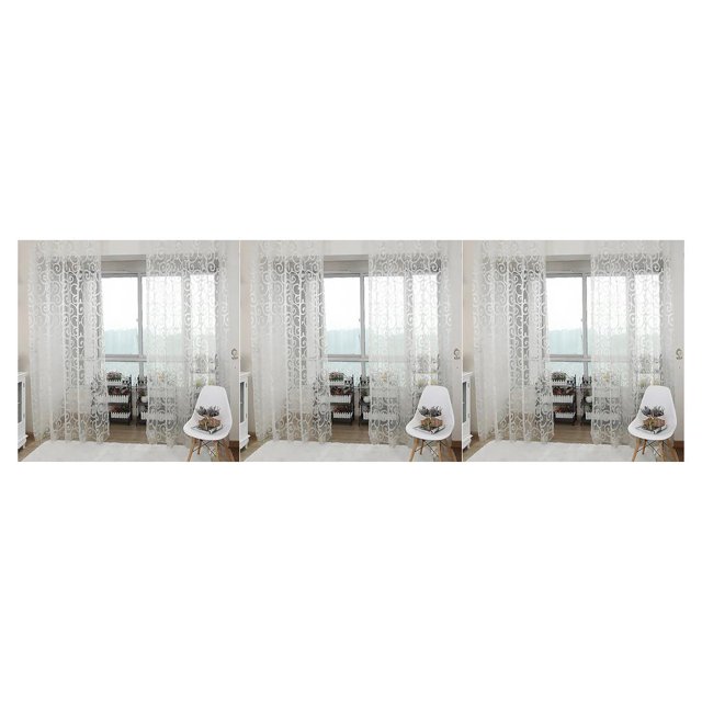 Bewildely Home Hotel Window Curtain Replacement Bedroom Privacy Decoration Breathable Drape Accessory Protection Full Furniture Type8 NO8 Bewildely CBP077713
