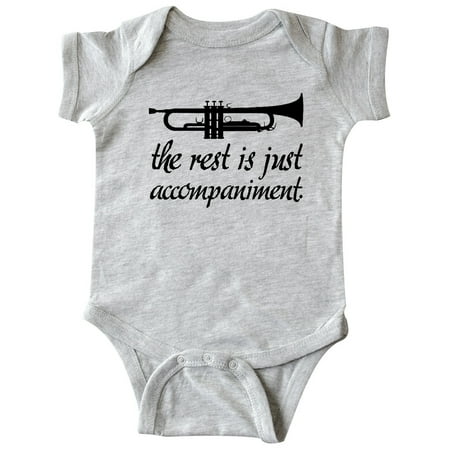 

Inktastic Trumpet Music Joke Gift Baby Boy or Baby Girl Bodysuit