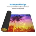 thumbnail image 4 of Bingfone Palm Trees At Sunset Large Gaming Mouse Pad,Extended Desk Mousepad With Stitched Edges,Non-Slip Base,Water Resist Keyboard Pad For Gamer, Office & Home, 29.5 X 16 In, 4 of 9