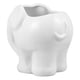 thumbnail image 2 of Maceta de cerámica con dibujos animados para suculentas, con forma de elefante, 2 of 6
