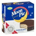 thumbnail image 3 of MoonPie Double Decker Chocolate Marshmallow Sandwich, 22 oz, 8 Count – A Rich Chocolate Snack Cake with Double Layers of Marshmallow, 3 of 6