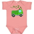 thumbnail image 3 of Inktastic St. Patrick's Day Green Fire Truck with Clovers Boys or Girls Baby Bodysuit, 3 of 5