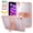 Pink, variant on COAROVER for Apple iPad Mini 7th 6th Generation 8.3-inch Case,Translucent Hard Back, Shockproof TPU Bumper with Kickstand,Clear