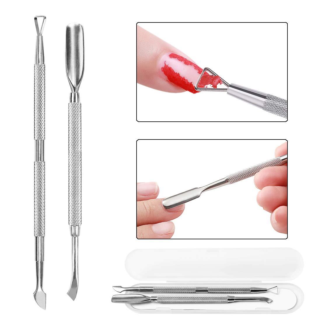 1pc Cuticle Pusher Uv Gel Polish Soak Off Remover Nail Art Manicure Trimmer Tool 激安通販ショッピング pa プッシャー