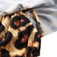 thumbnail image 2 of Toddler Baby Girl Swimwear One-Piece Leopard Ruffle Swimsuits Bikini Bathing Suit Brown 1-2 Years, 2 of 6