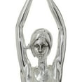 thumbnail image 4 of DecMode Polystone Glam People Sculpture, Silver, 2 - Pieces, 4 of 8