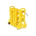 thumbnail image 6 of Rubbermaid Commercial Portable Mobile Safety Barrier, Plastic, 13ft x 40", Yellow -RCP9S1100YEL, 6 of 12