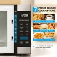 Hamilton Beach 1.6 Cu ft Sensor Cook Countertop Microwave Oven, 1100