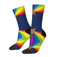 thumbnail image 2 of Womens Funny Socks Arizona Flag Gay Pride Printed Patterned Socks Novelty Socks, 2 of 7