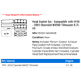 thumbnail image 2 of Head Gasket Set - Compatible with 1993 - 2002 Chevy W4500 Tiltmaster 5.7L V8 1994 1995 1996 1997 1998 1999 2000 2001, 2 of 2