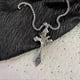 thumbnail image 4 of Crown Cross Necklace,Copper Pendant Necklace with Titanium Steel Chain, 4 of 4