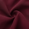thumbnail image 4 of lulshou Long Sleeve Shirts for Women Casual Solid Color V-Neck Pullover Top with Button Detail, Wine, XL, 4 of 6