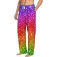 thumbnail image 2 of Balery Men'S Colorful Glitter Pants,Sleepwear Pants,Pajama Pants,Pj Bottoms Drawstring And Pockets-Large, 2 of 9