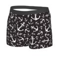 thumbnail image 2 of Wukai Anchors Print Men’s Underwear Breathable Boxer Briefs,&nbsp;Moisture Wicking & Breathable-Small, 2 of 7