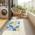 thumbnail image 4 of Yayeee Doormat for Indoor Entrance 32" x 20" Non Slippery Floor Rug, Light Blue Lemon, 4 of 8