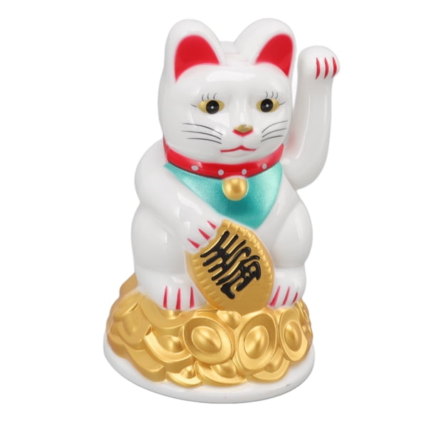 Decoración del hogar para gatos, adorno de gato de la suerte, gato de la suerte que saluda con la mano, adorno de gato de la suerte, máxima confiabilidad