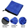 thumbnail image 4 of Unique Bargains Microfibre Car Drying Towel 19.69"x39.39" Extra Large Car Cleaning Detailing Absorbent Gray Blue, 4 of 6