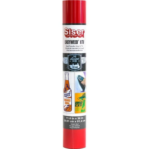 Siser 10041444 Easyweed Heat Transfer Vinyl, Bright Red