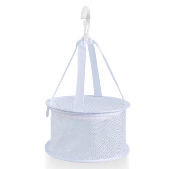 Inteprter Cesta de lavandería con cremallera Suministros Gran capacidad Ventilación Secado Cosmético Bolsa de red Beauty Egg Rack Pink Almacenamiento y organización del hogar Blanco Inteprter HA063603-01B