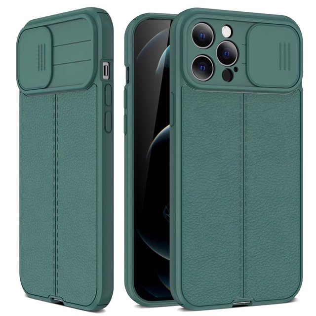 Funda de cuero a prueba de golpes para iPhone 13 11 12 14 Pro Max XR XS Max 7 8 14 Plus, protección de lente de cámara, funda trasera suave Tan Jianjun unisex
