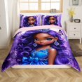 thumbnail image 1 of Erosebridal Housse de Couette Princesse 3D pour Tout-Petit, Literie Papillon Mystique Format Tout-Petit, Décor Dessin Animé de Rêve, Réversible 2 Pcs (Sans Couette), 1 of 7