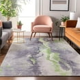thumbnail image 7 of Addison Rugs Mayfield Premium Machine Washable Transitional Abstract Lavender Rectangle Rug, 10' x 14', 7 of 7